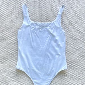 Aritzia Contour Bodysuit White